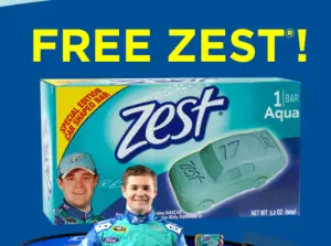 FREE Zest Car Shaped Soap