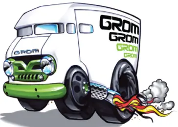 FREE GROM Apparel and JustStand Stickers