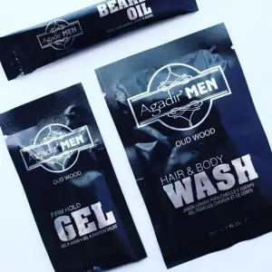 Agadir Men Hair Gel, Hair & Body Wash or Beard Oil